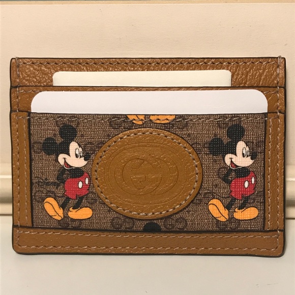 BRAND NEW Gucci Disney Mickey Cardholder Case - Picture 3 of 7